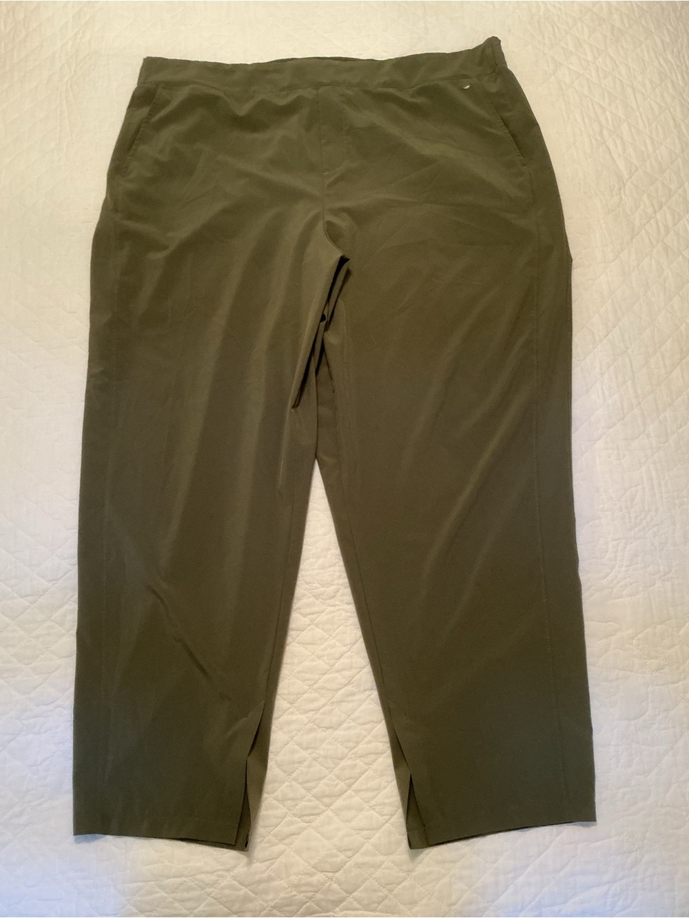 CALIA Women's 2X Truelight Straight Leg Pant, Dark Olive - Picture 8 of 15